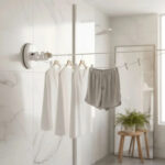 Tender Retractil Tendedero Extensibe Ropa Soga Hogar K1087 Blanco