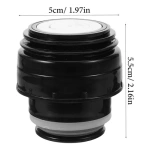 Termo Bala Acero Inox 1 Litro Tapon Matero Gris - Imagen 5