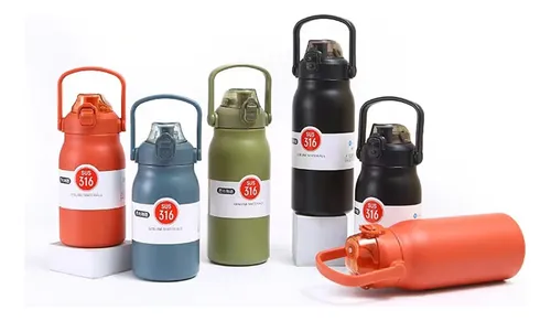 Termo De Acero Inoxidable 1500 Ml Con Sorbete Mt08907 - Image 3