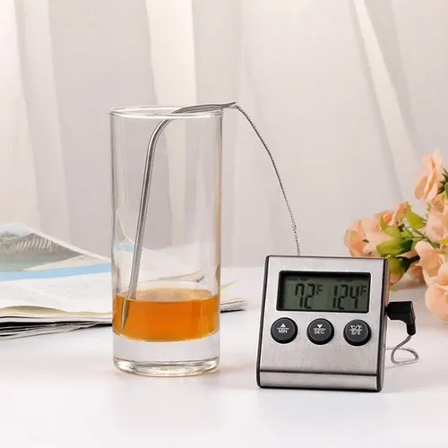 Termometro Digital Alimentos Bebidas Cocina Horno Con Sonda - Imagen 3
