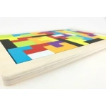 Tetris 40 Piezas Madera Montesori Rompecabezas Encastre - Imagen 2