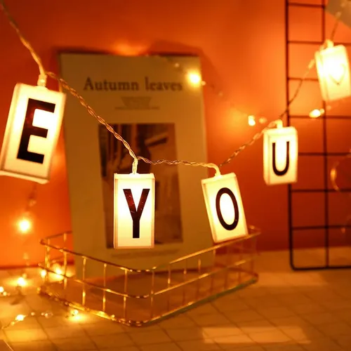 Tira guirnalda luces LED con letras 40112 - Imagen 4