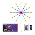 Tira luces LED fuego artificial RGB a control remoto 5102 - Imagen 2