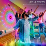 Tira luces LED fuego artificial RGB a control remoto 5102 - Image 6