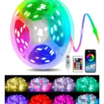 Tira LED sumergible audiorítmica RGB de 10 metros