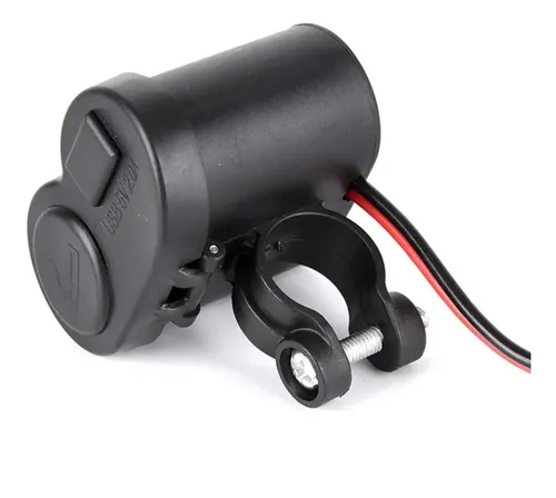 Toma Encendedor + Cargador Usb Con Interruptor Moto El0293 - Imagen 3