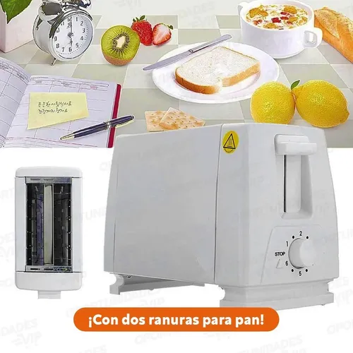 Tostadora De Pan Electrica 750w Automatica 220v 2 Ranuras - Image 2