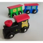 Tren Juguete Didáctico Imantado Madera Niños Locomotora - Image 2