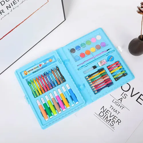 Valija escolar 68 piezas lápices acuarelas y crayones - Image 9