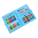 Valija escolar 68 piezas lápices acuarelas y crayones