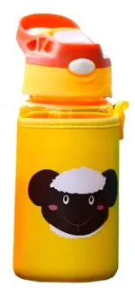 Vaso Botella Infantil Con Funda 480 Ml + Correa Mt09008