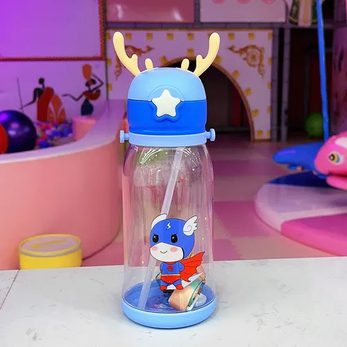 Botella infantil con cuernos de reno 600 Ml con correa Mt09017 - Image 24