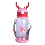 Botella infantil con cuernos de reno 600 Ml con correa Mt09017 - Image 14