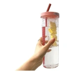 Vaso Con Sorbete Y Filtro 800 Ml Gran Capacidad Mt09018