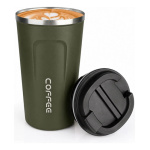 Vaso Térmico 510 Ml Acero Inoxidable Portátil Viajero Vs10 Verde Coffee