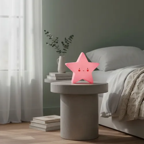 Velador lámpara LED estrella luces colores a pilas Lr44 - Image 37