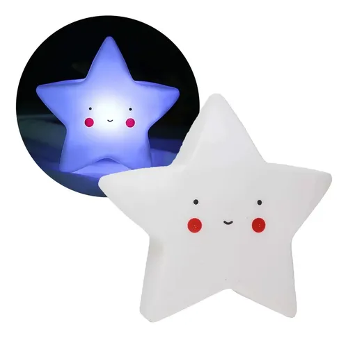 Velador lámpara LED estrella luces colores a pilas Lr44 - Image 31