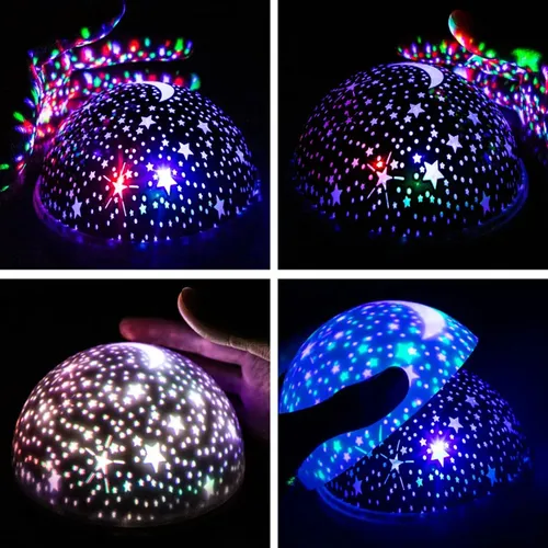 Velador proyector de estrellas giratorio - Image 6