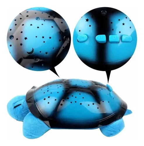 Velador Tortuga Proyector De Estrellas Usb A Pilas Musica - Image 5