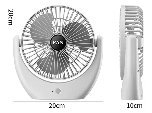 Ventilador de mesa o escritorio usb portátil silencioso F05 - Image 14