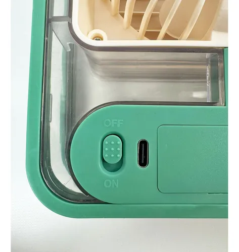 Mini ventilador portátil recargable con humidificador Ez23 - Image 25