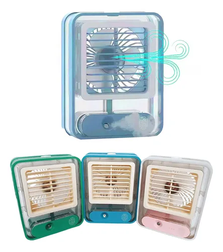 Mini ventilador portátil recargable con humidificador Ez23 - Image 12