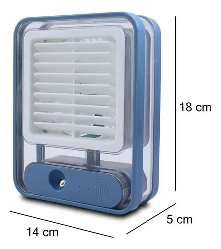 Mini ventilador portátil recargable con humidificador Ez23 - Image 8