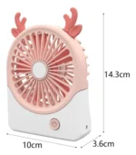 Ventilador mini recargable Zb097 - Image 5