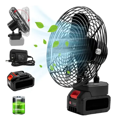 Ventilador portátil recargable inalámbrico batería Av5642 - Image 4