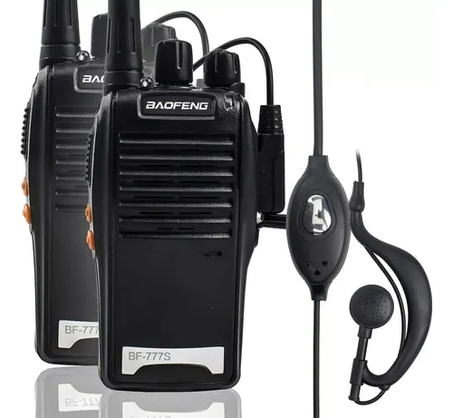 2 radios handys Bf-777s walkie talkie – imagen de uso