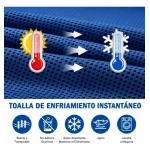 2 toallas deportivas de secado rápido para deportes y gimnasio 30x100cm 25500 - Imagen 7