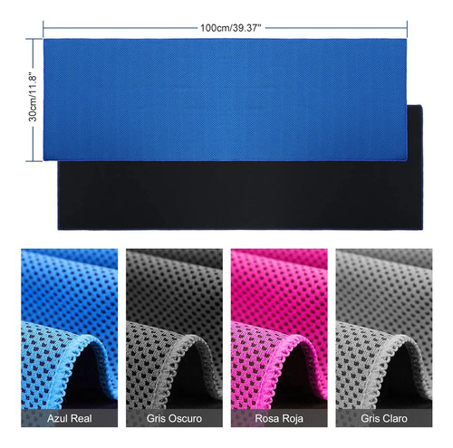4 Toallas Secado Rapido Deportes Gimnasio 30x100cm 25500 Surtidos Al Azar Toallas Deportivas - Image 10