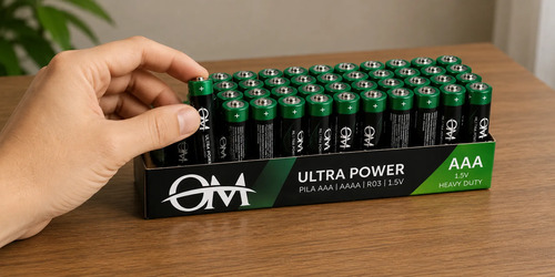 60 pilas AAA 1.5v Zinc R03 - Imagen 3