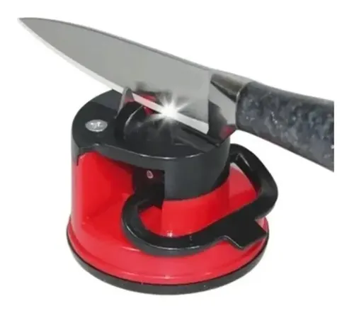 Afilador De Cuchillos Navajas Tijeras Con Ventosa Sopapa - Imagen 2