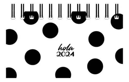Agenda 17x9 Lunares 128 Paginas Espiral Colegio Ag24d001 - Imagen 2