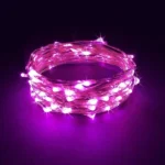 Alambre Hilo Led Rosa 3 Metros A Pilas Guirnalda 10 Unidades - Image 5