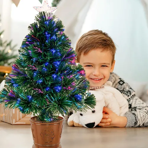 Árbol de navidad con estrella y luces LED RGB - Image 3