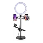 Aro Led De 8 Cm Doble Soporte Celular Y Soporte Microfono – detalle del producto