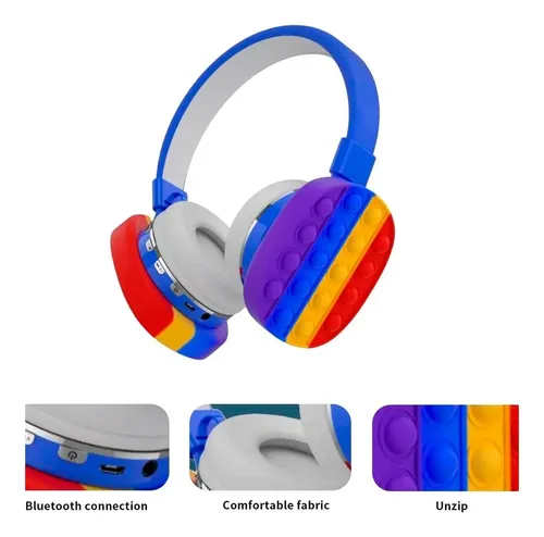 Auricular Pop It Inalambrico Bluetooth Multicolor Ctx-806e - Image 3