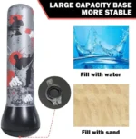Bolsa Boxeo Inflable Saco Para Niños Juego Deporte Puching - Imagen 2