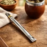 Bombilla plana acero inoxidable 01565