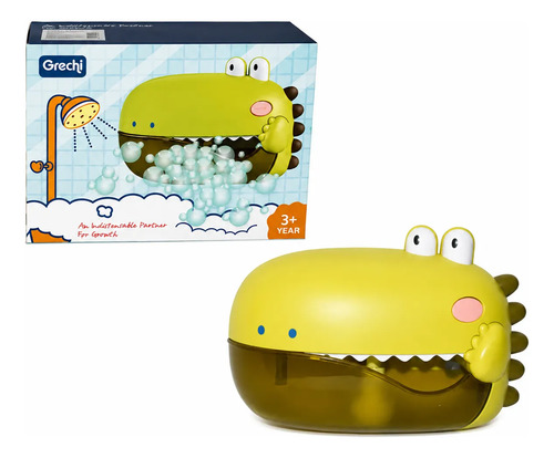 Burbujero Para Bañera Con Musica Dino Para Niños Jt357 Verde - Image 7