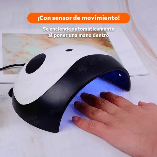 Cabina Secador De Uñas Panda Usb Led Uv Con Sensor - Imagen 2