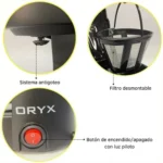 Cafetera eléctrica semi automática de 600ml con antigoteo - Or 09 - Imagen 5
