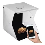 Estudio fotográfico plegable con luz led USB - 40 x 40 cm