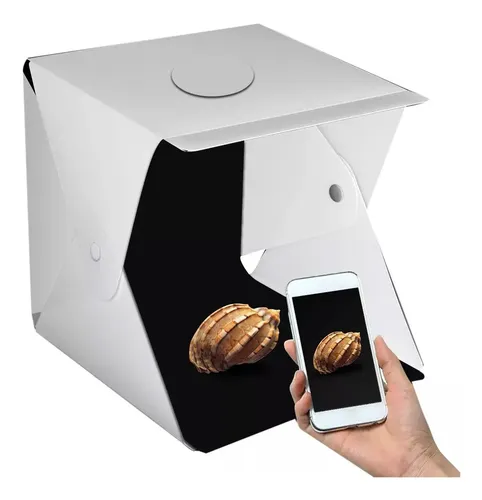 Estudio fotográfico plegable con luz led USB - 40 x 40 cm - Imagen 1