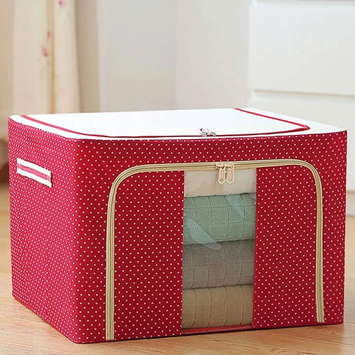 Pack X6 Cajas Organizadoras Ropa Toallones 50x40x30 Cm. 66l - Imagen 6
