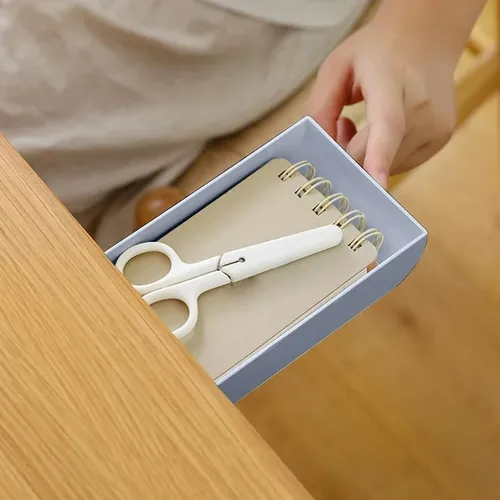 Cajon Secreto Autoadhesivo Organizador De Escritorio O Mesa - Imagen 9