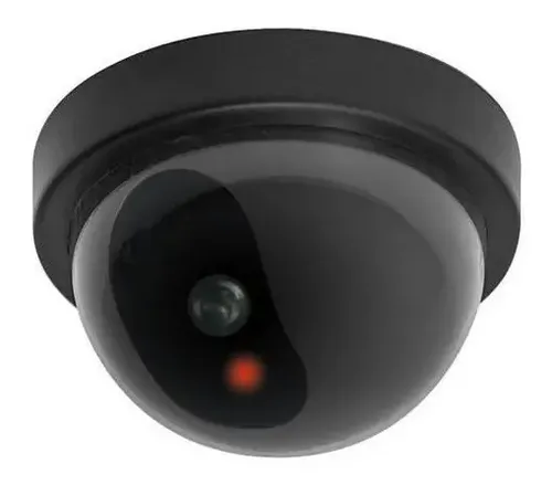 Camara Falsa De Seguridad Domo Con Led Intermitente - Imagen 1