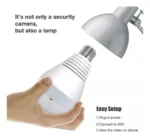 Camara Ip Wifi Foco Espia Parlante Sensor Lente 360º Led - Image 4